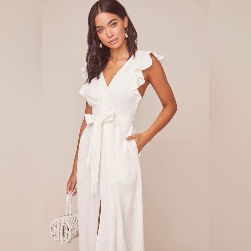 ASTR White Midi Dress - Tags on